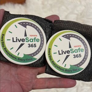 Two boxes of 2 (total 4) Auto Coasters